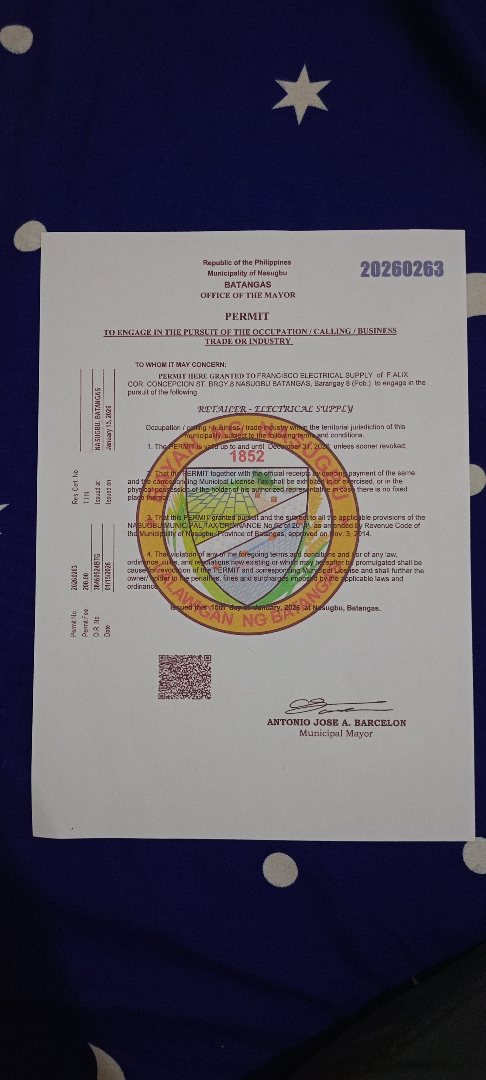 Business permit