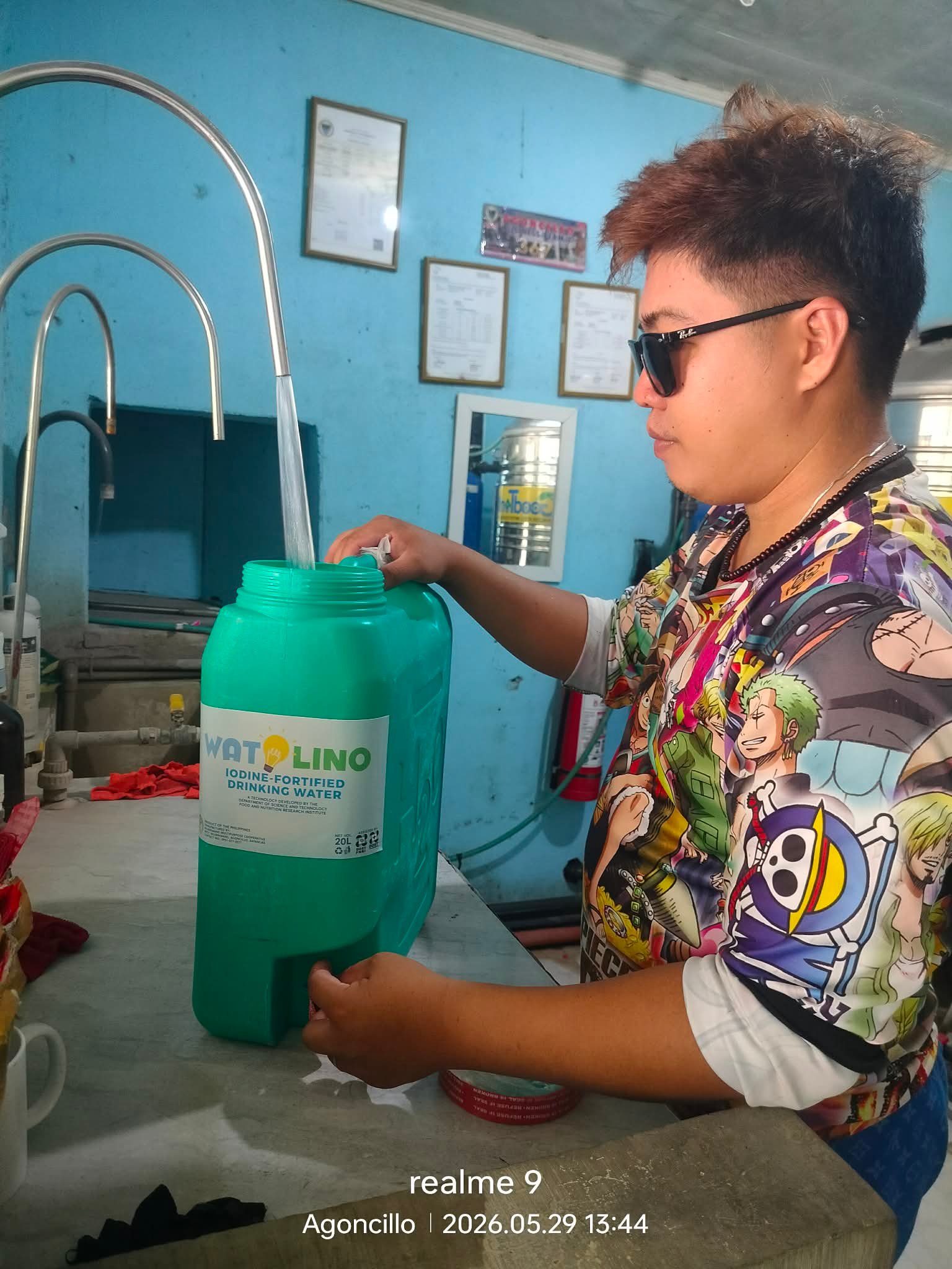 PRURIFED DRINKING WATER